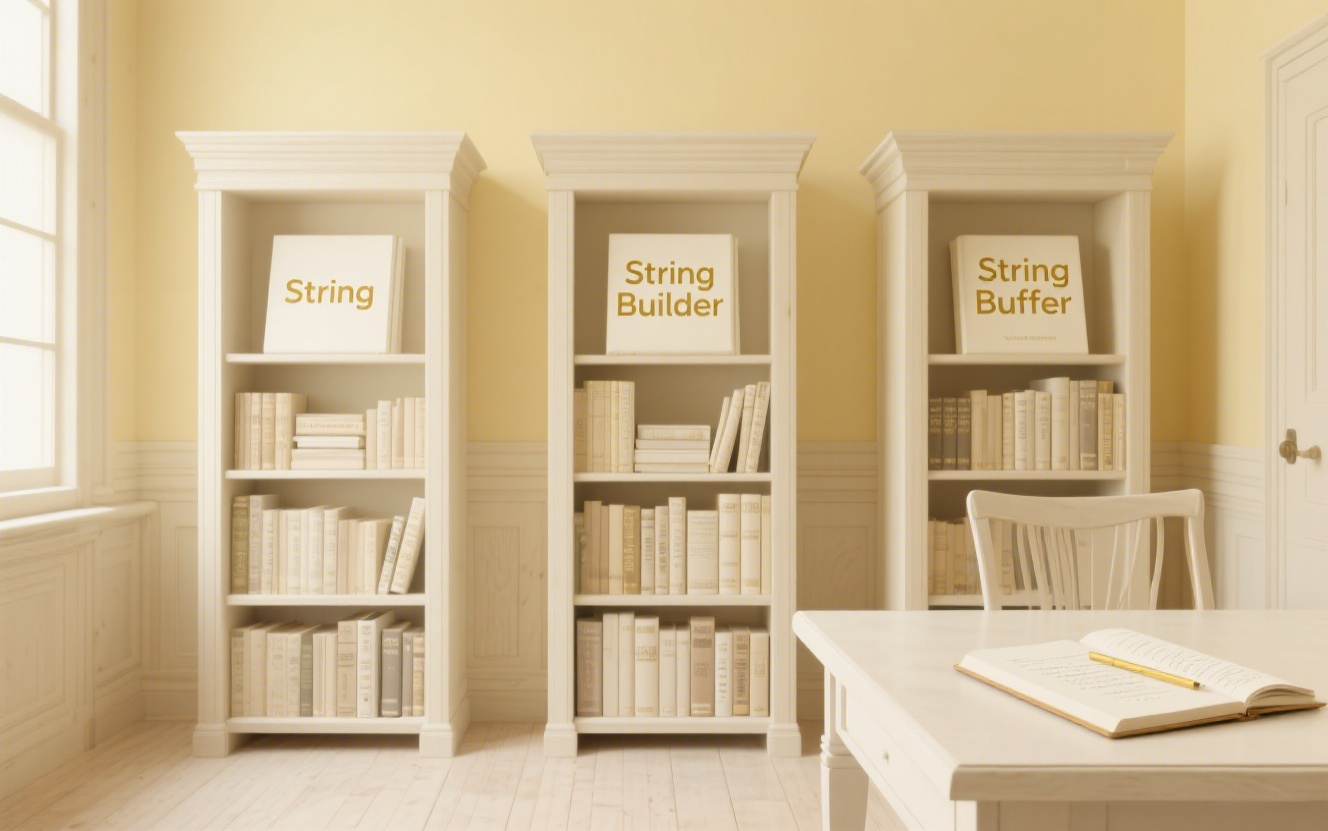 Java字符串三剑客（String、StringBuilder、StringBuffer）终极解析：游乐园里的字符魔法秀